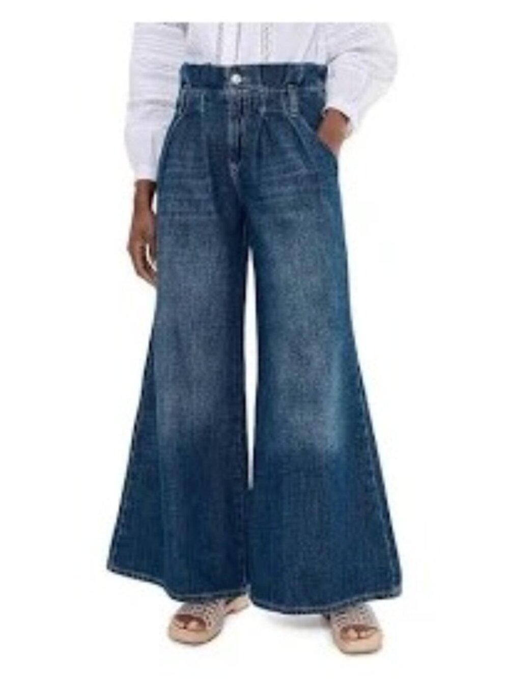 N-46. Free People We the Free Forager Super Wide-Leg Jeans 26